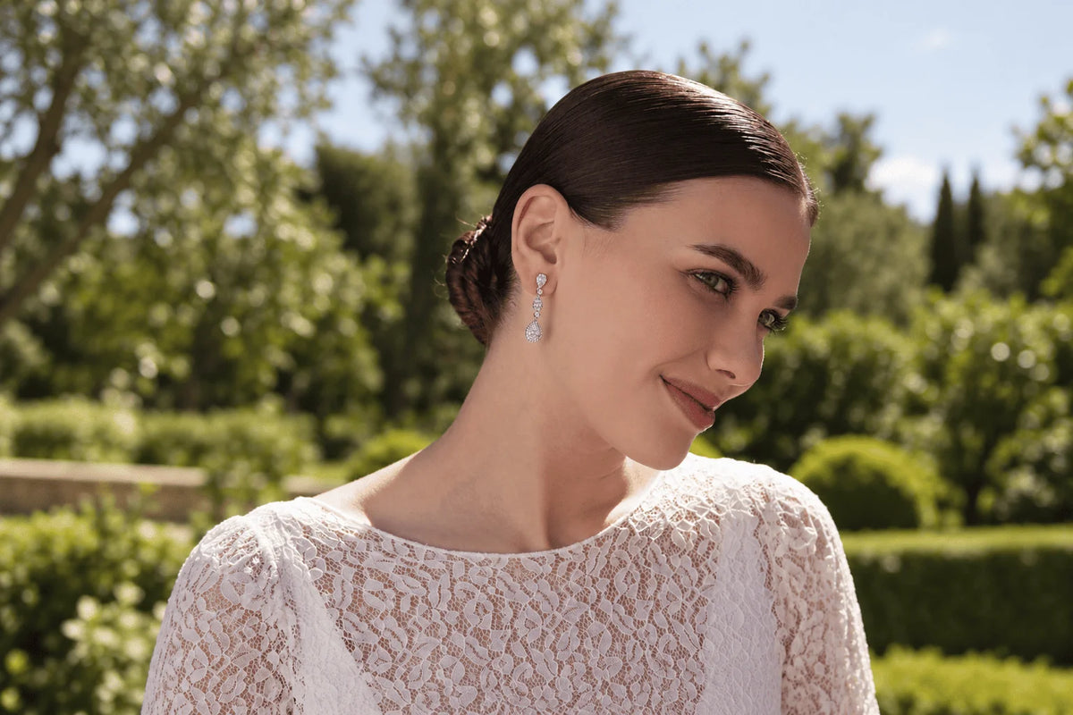 Consejos para Elegir los Pendientes de Novia de plata perfectos para tu gran día