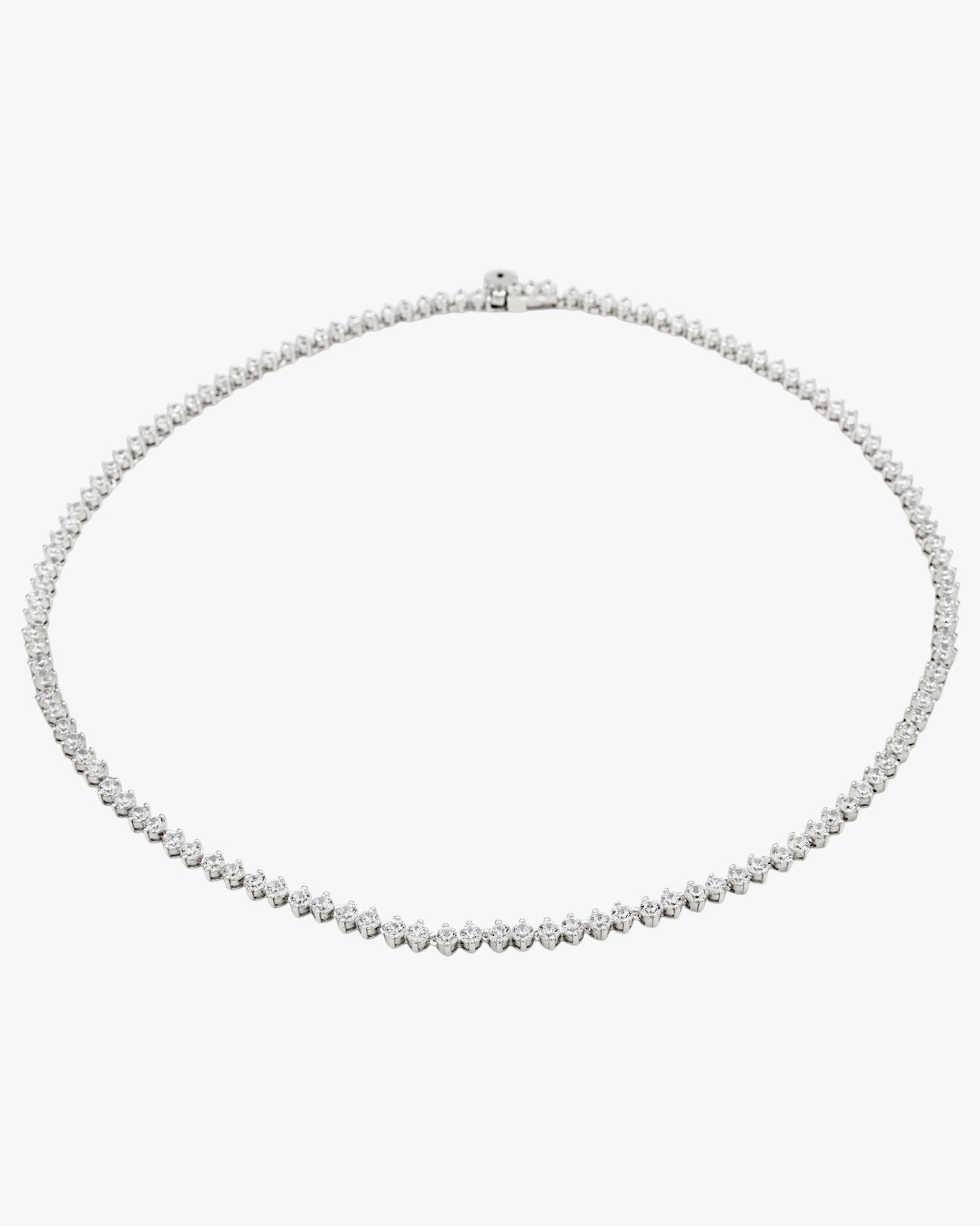 Collares fiesta estilo riviere con circonitas talla redonda