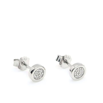 Pendientes brillantes pequeños estilo dormilonas