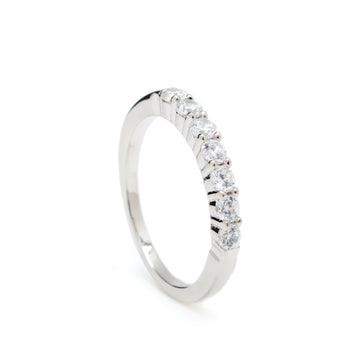 Anillos finos diseño deslumbrante con circonitas