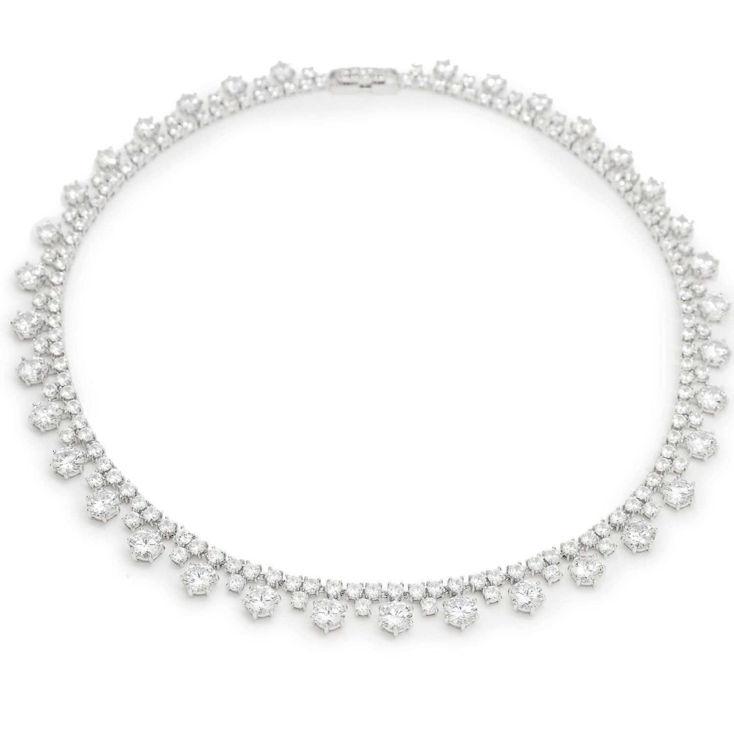 Collares fiesta en plata rígido y brillante