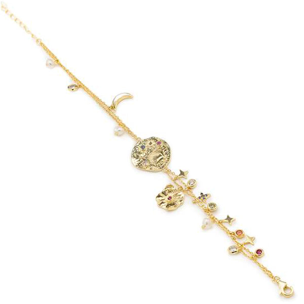 bracelets avec pendentifs design de médaille central