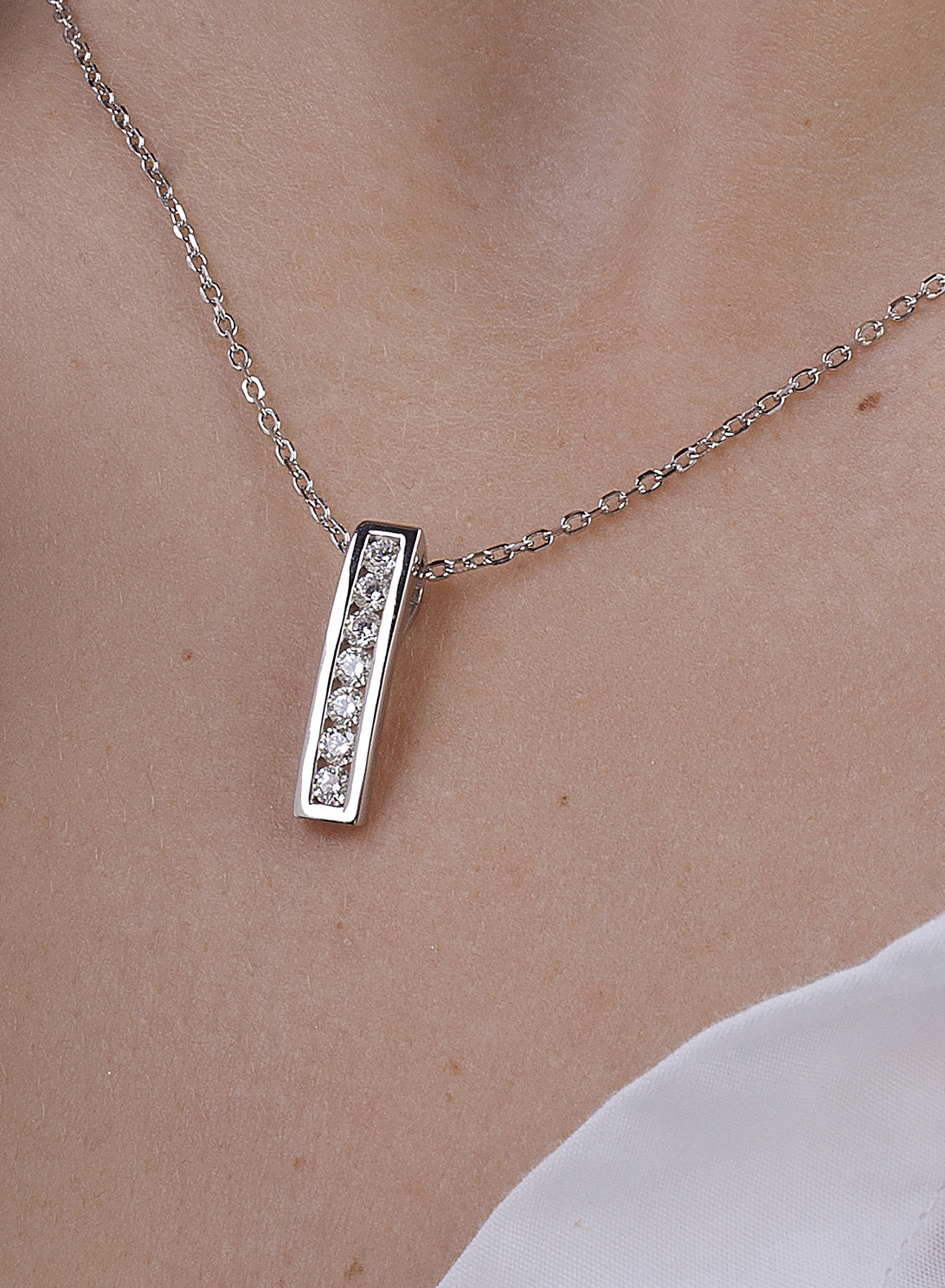 Colgantes pequeños diseño rectangular brillante