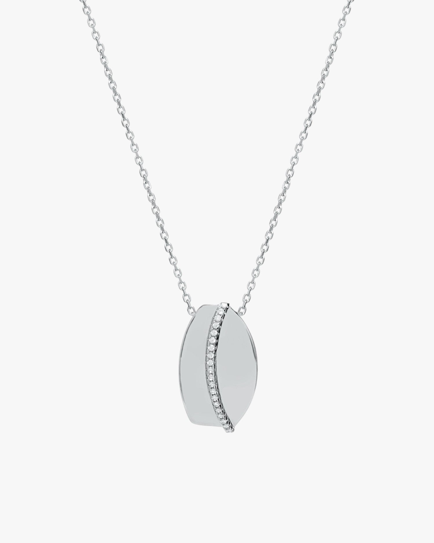 Colgantes plata originales motivo liso con circonitas