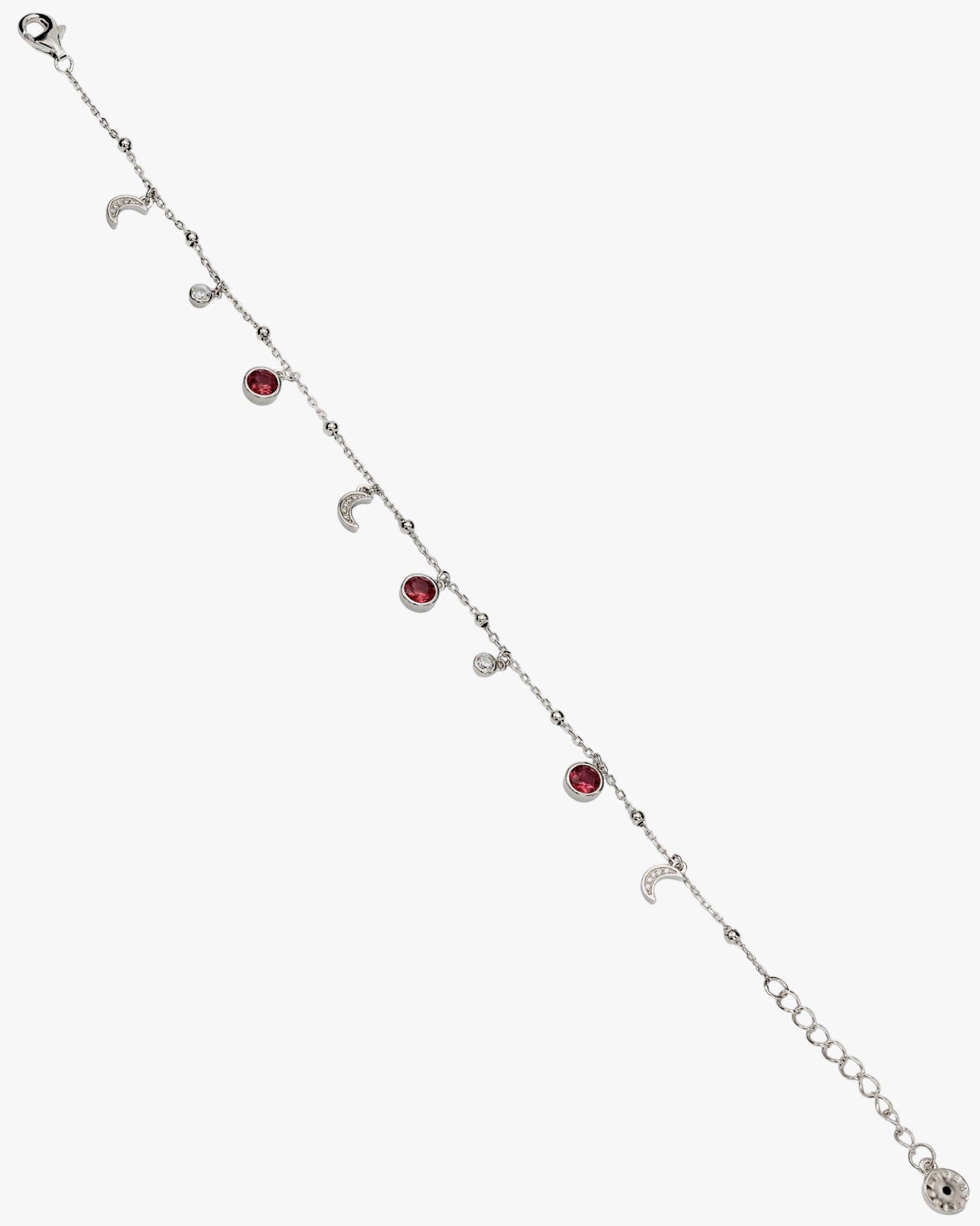 Bracelets avec pendentifs ornés de pierres à motifs lunaires