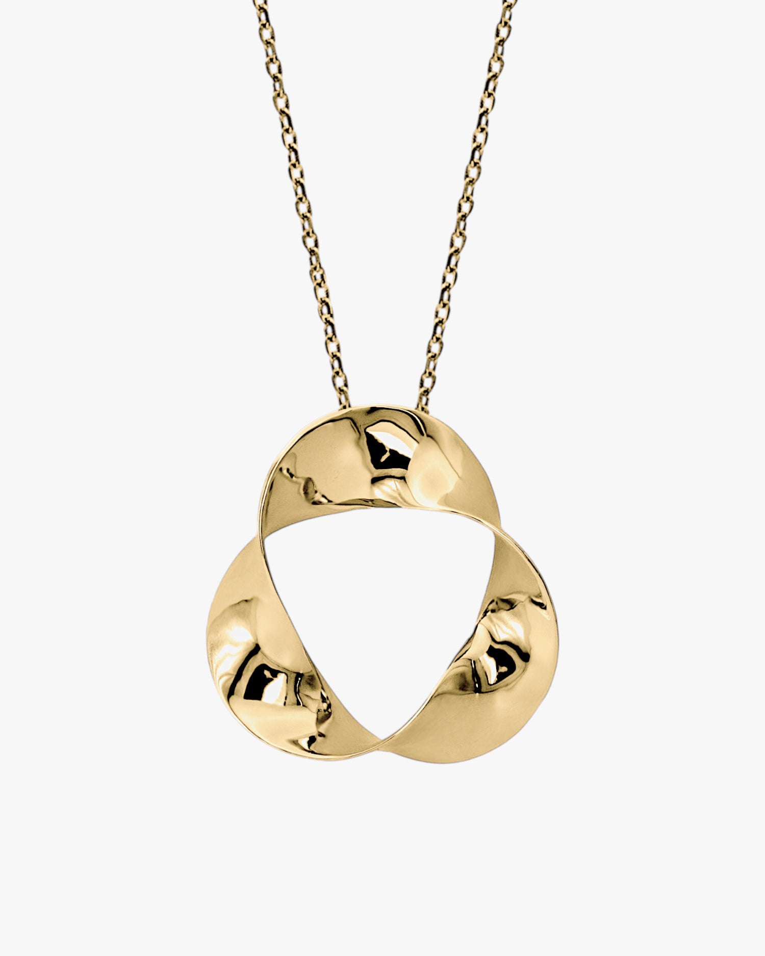 Collares plata bañado en oro originales con diseño irregular
