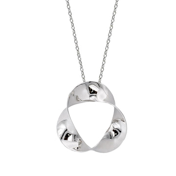 Collares plata originales con diseño irregular