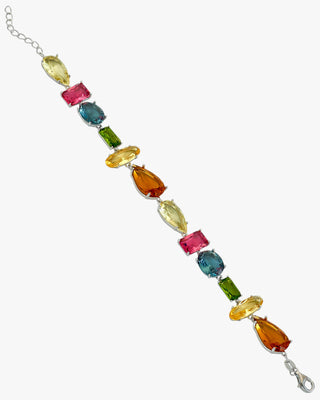 Bracelets with stones in autumnal tones
