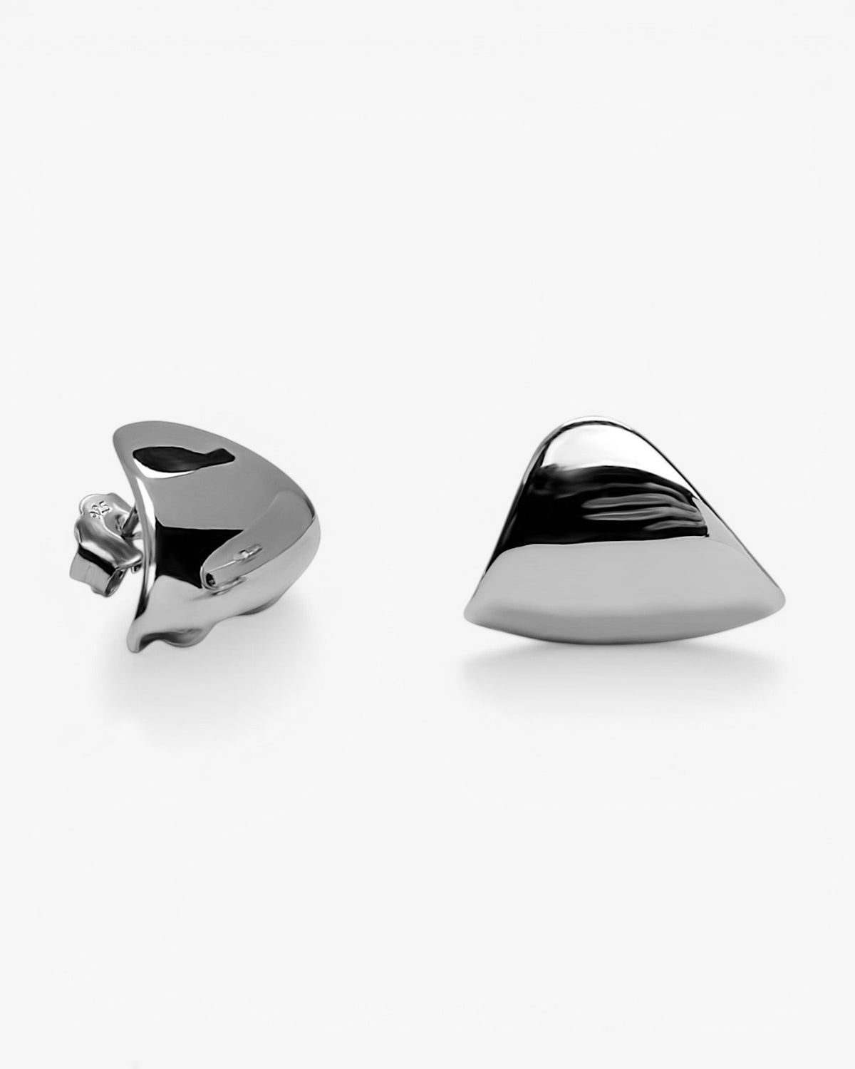 Pendientes aro originales diseño triangular