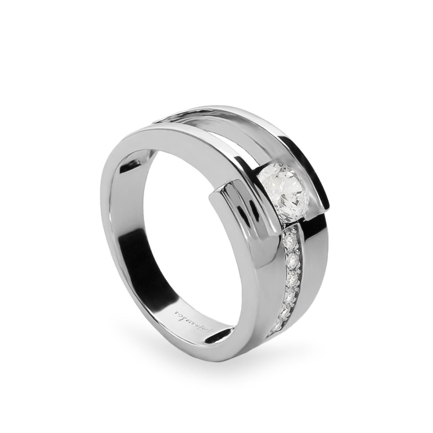 Anneaux de criconite de argent avec design elegante