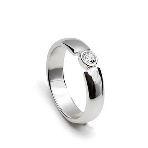 Anneaux zircons design minimaliste et elegante