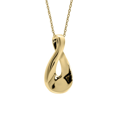 Collares plata originales con diseño asimétrico dorado