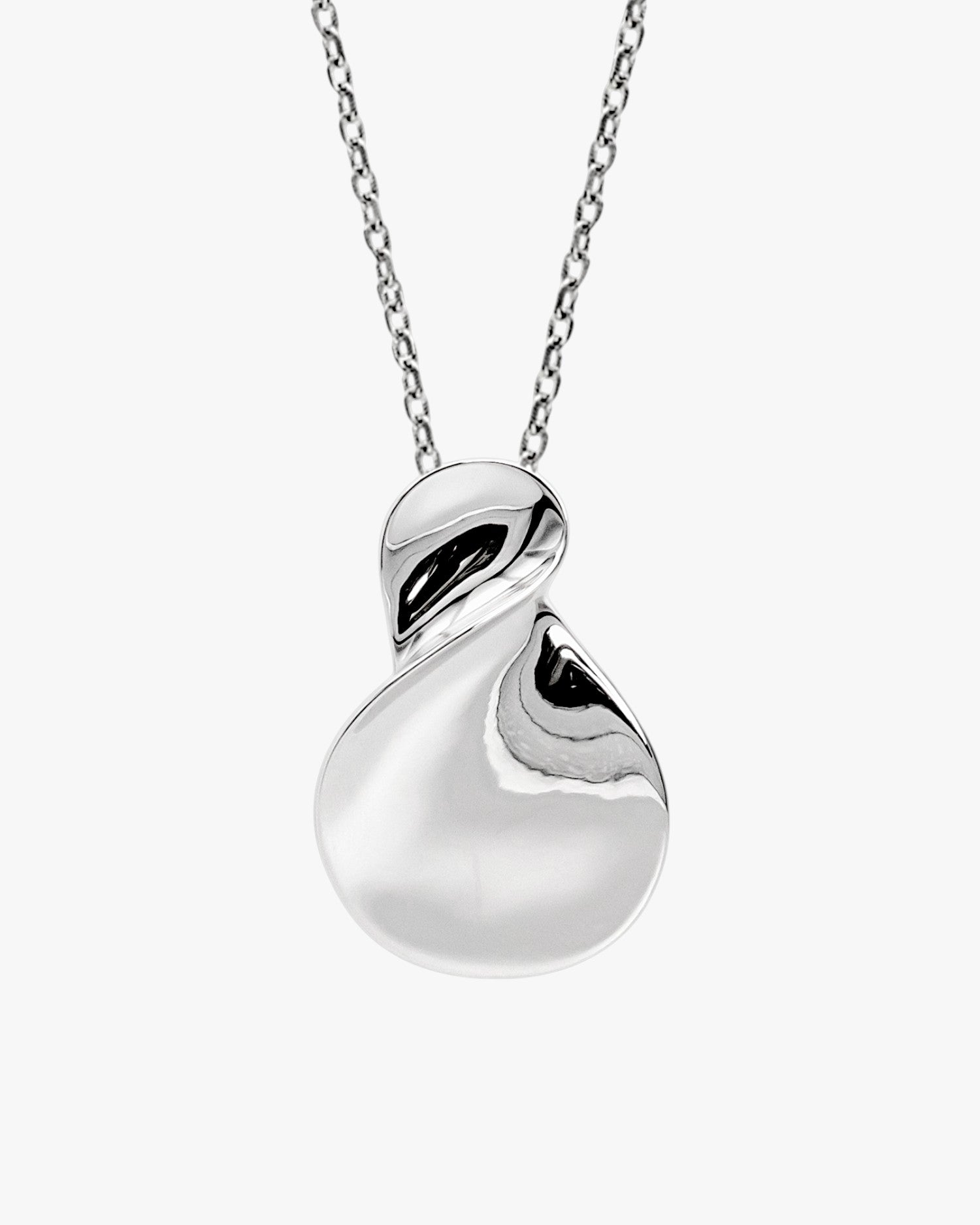Collares plata originales diseño fluído y elegante