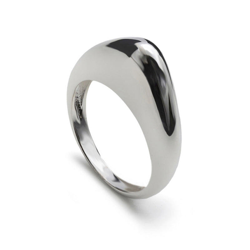 Anillo de plata original diseño punta | estilo moderno y elegante