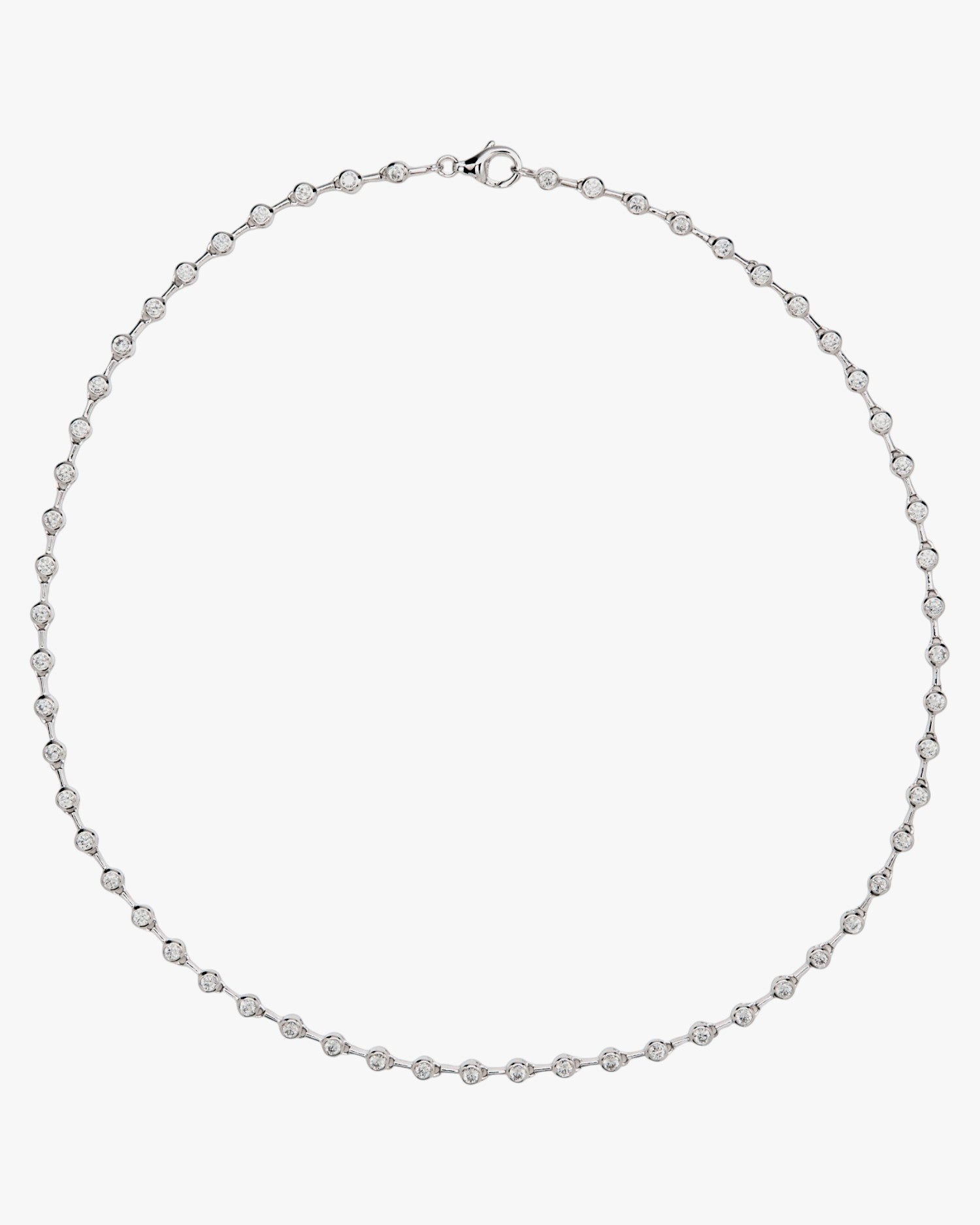 Collares fiesta cortos con circonitas pequeñas