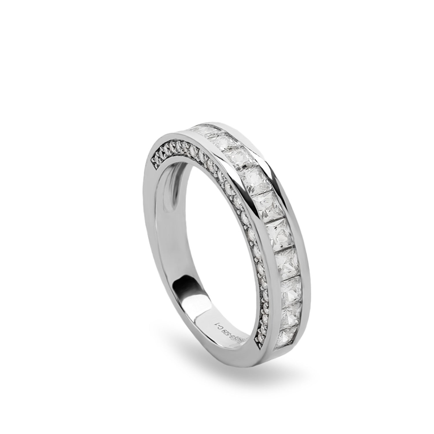 Silverzirconias Rings design double and elegant