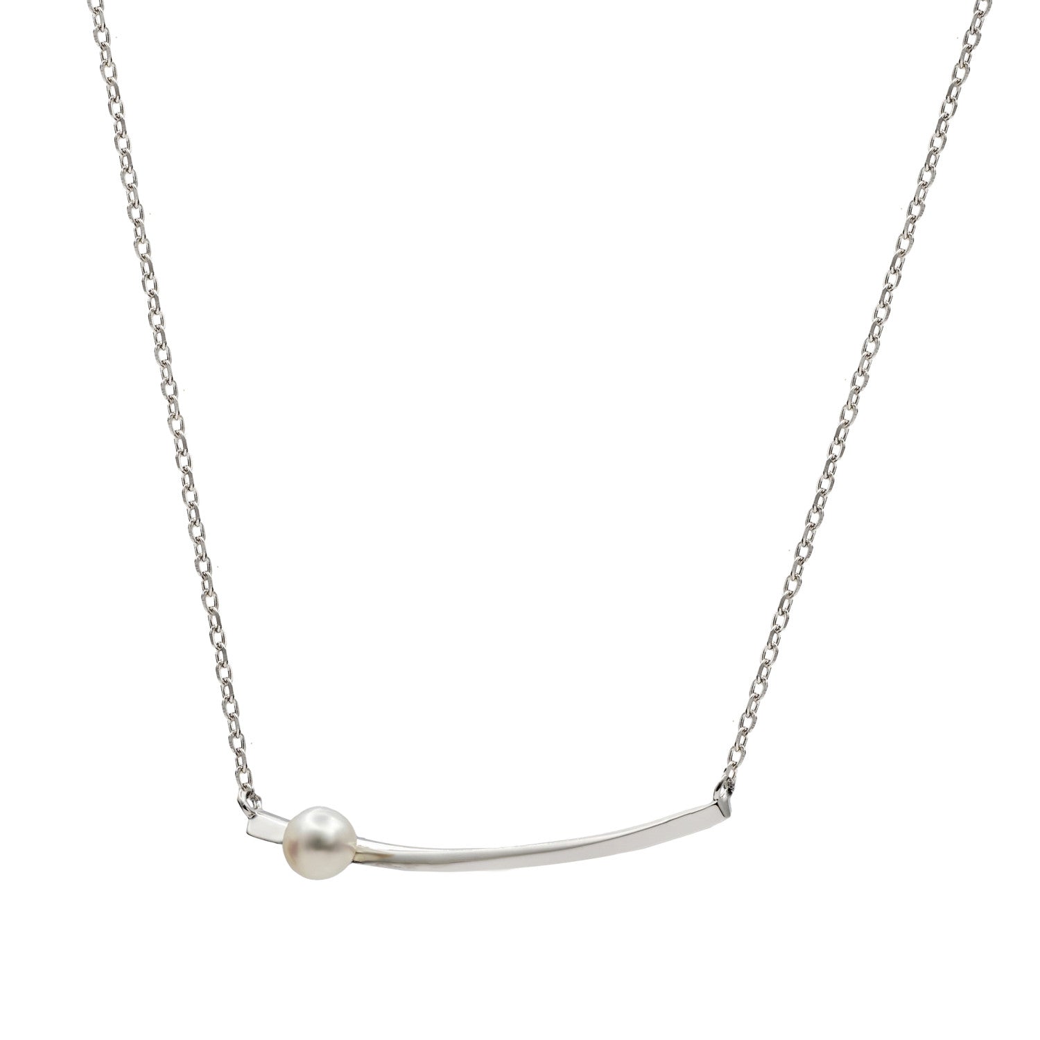 Colgante perlas con diseño fino y minimalista-LINEARGENT