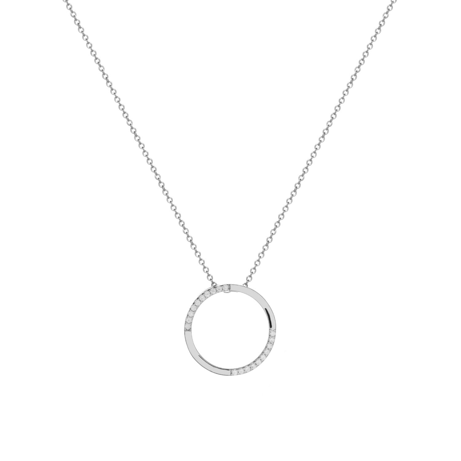 cercleoriginal de collier avec zircons