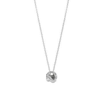 Collar pequeño forma lazo con circonitas