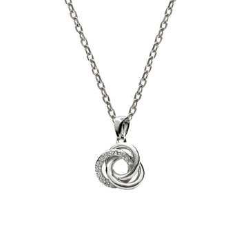 Collares de plata pequeño diseño espiral