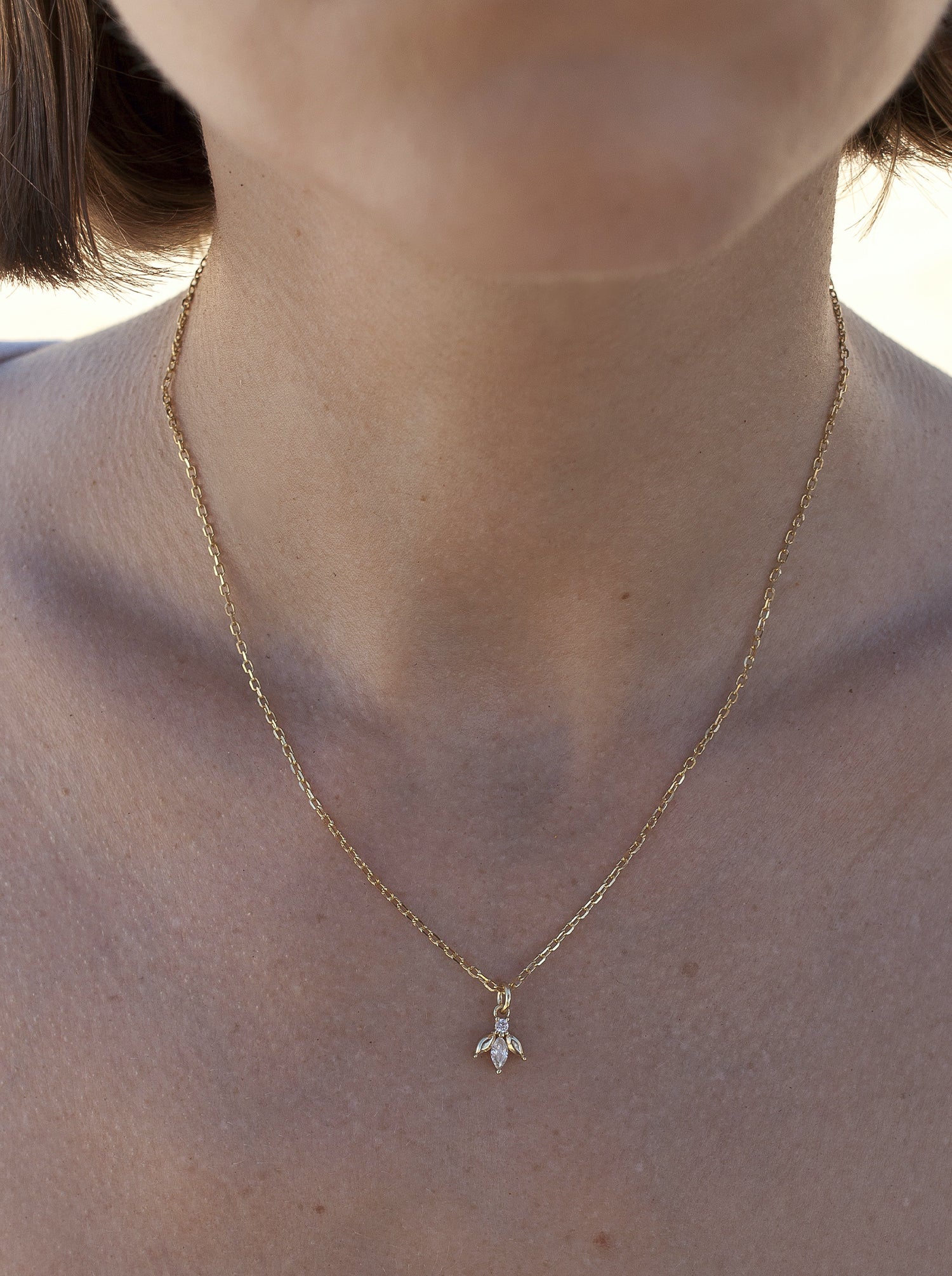 Colgantes pequeños de plata dorado diseño mosca
