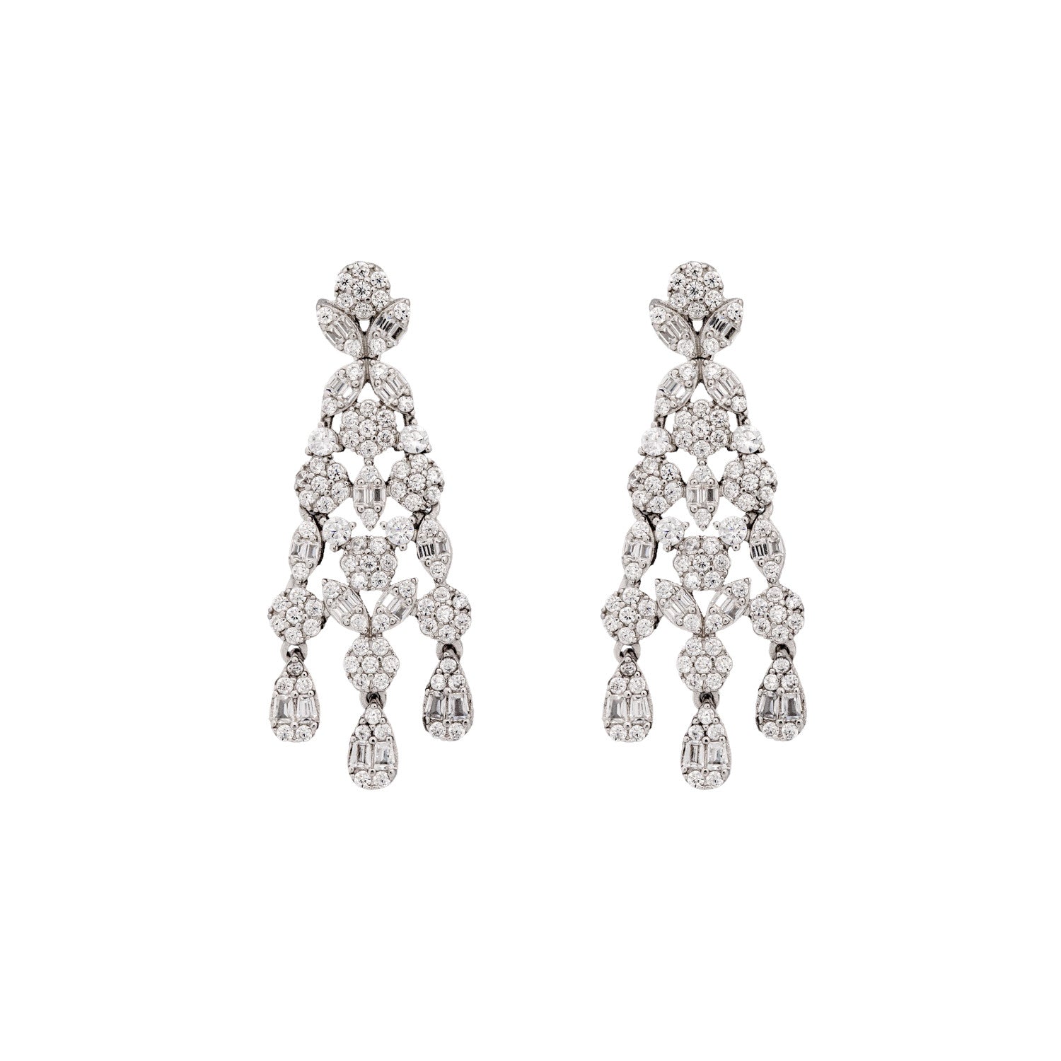 Pendientes novia deslumbrantes diseño lámpara vintage-LINEARGENT