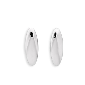 Pendientes originales de diseño minimalista y ovalado