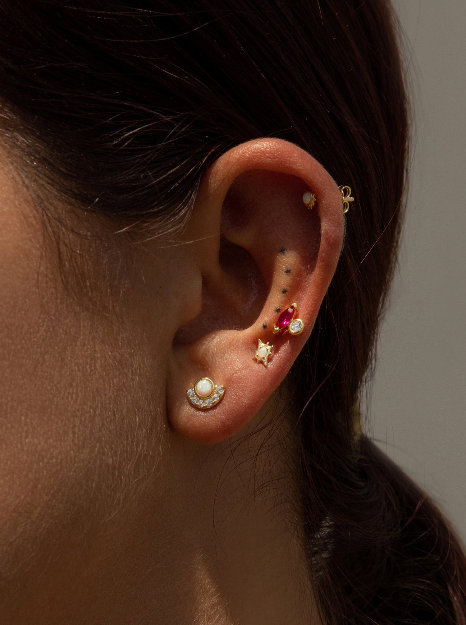 Piercings de plata pack extraterrestre-LINEARGENT