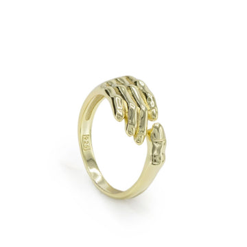 Anillos de diseño en plata mano bañada en oro