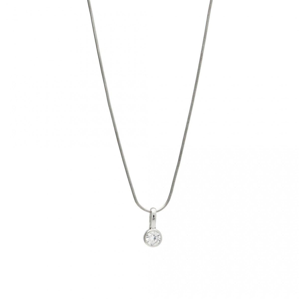 Colgantes pequeños diseño redondo brillante-LINEARGENT