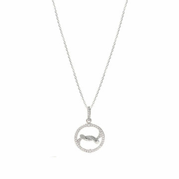 Colgantes plata originales motivo circular con nudo