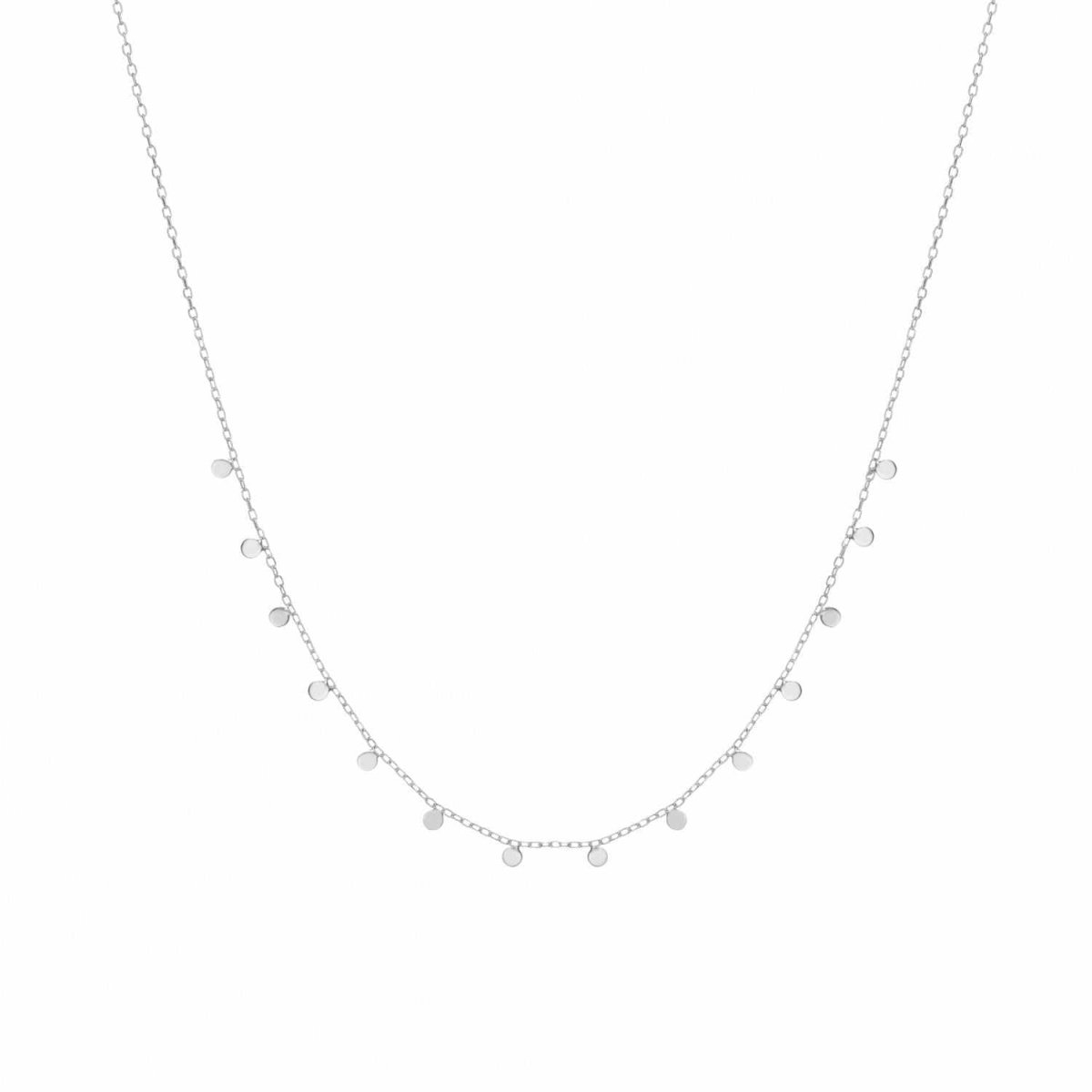 Collares con colgantes plata baño en oro diseño minimalista-LINEARGENT