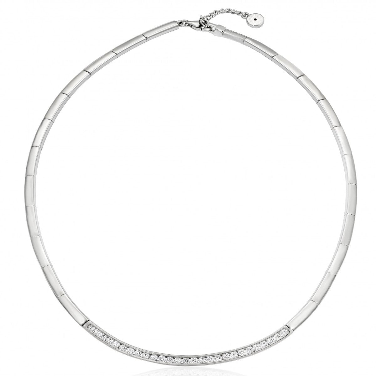 colliers fête design mariée central zirconLINEARGENT