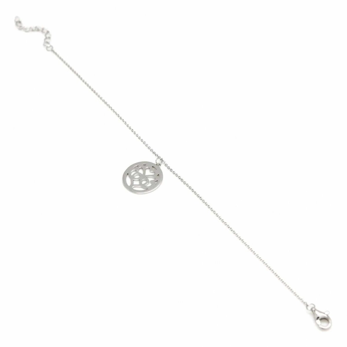 Pulseras con colgantes de plata diseño corazones-LINEARGENT