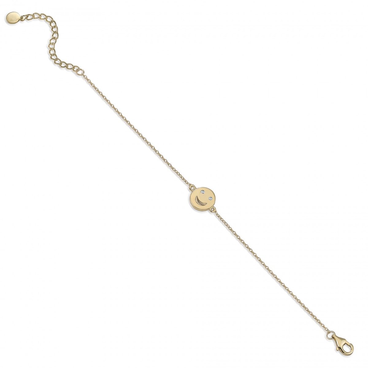 Pulseras finas de plata lisa diseño smile-LINEARGENT
