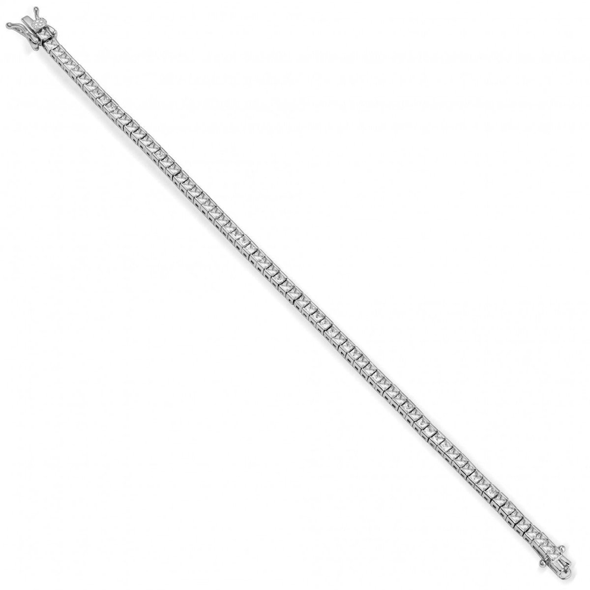 Pulseras riviere de plata circonitas blancas brillantes-LINEARGENT