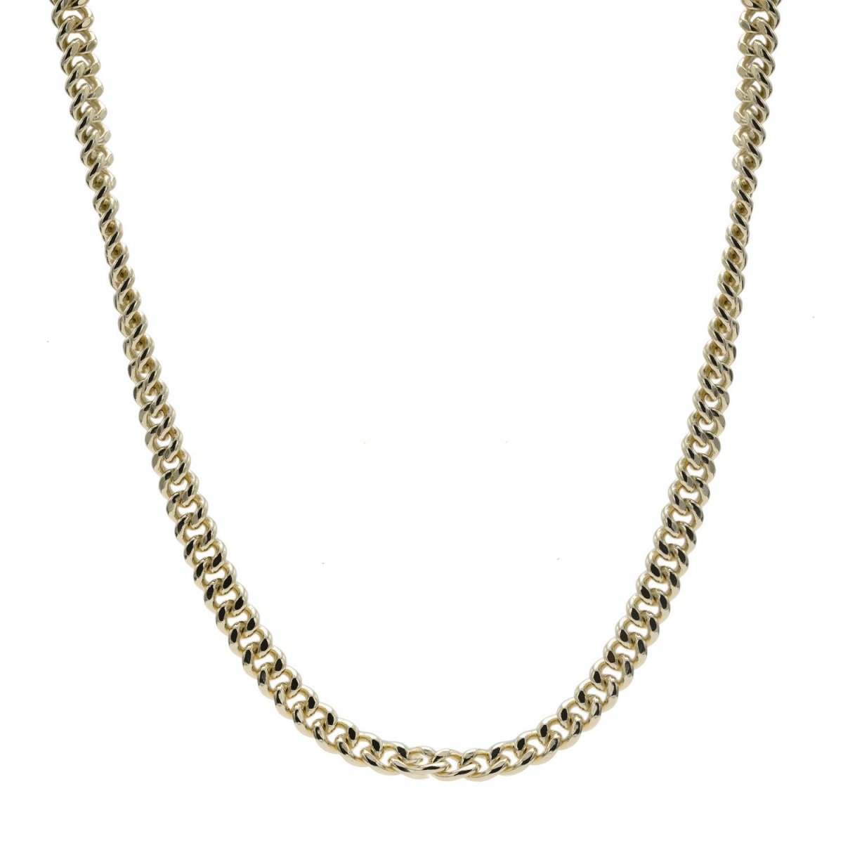 Collar · Collar cadena bañada en oro diseño de eslabones pequeños