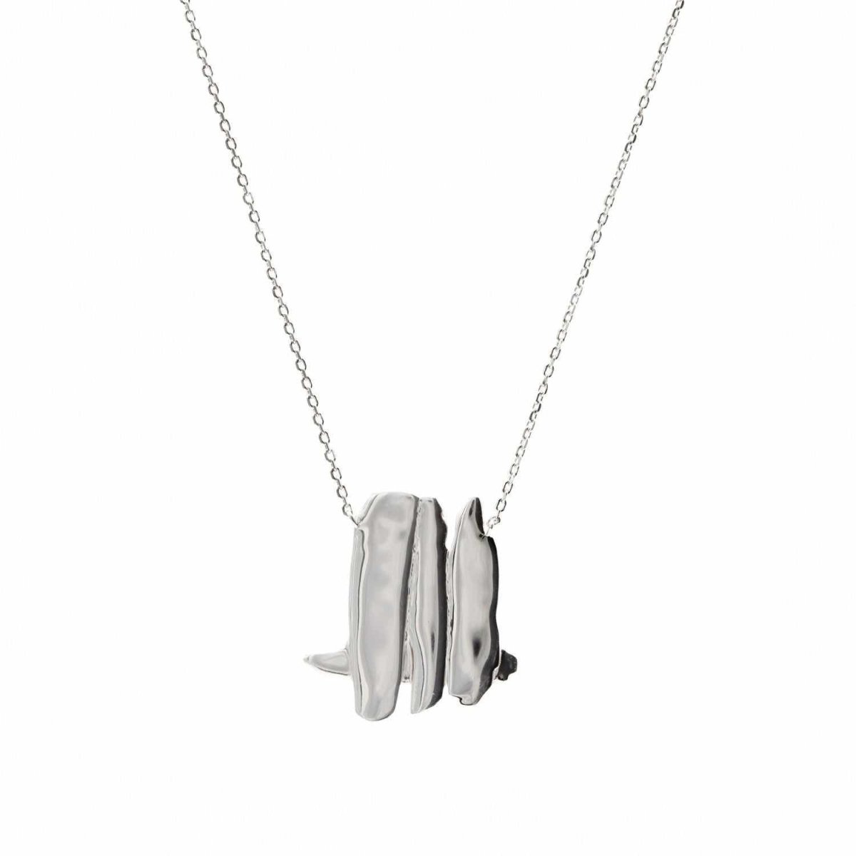 Collar · Collares plata originales diseño triple vertical