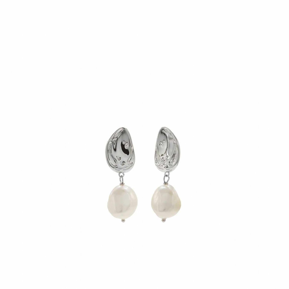 Pendiente · Pendientes perla colgante diseño líquido irregular