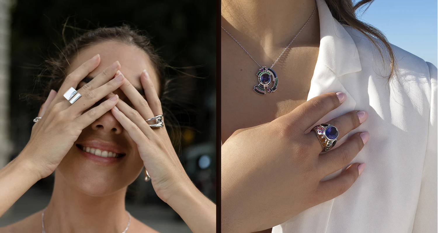 Los anillos grandes para invitadas son el accesorio que marca la diferencia