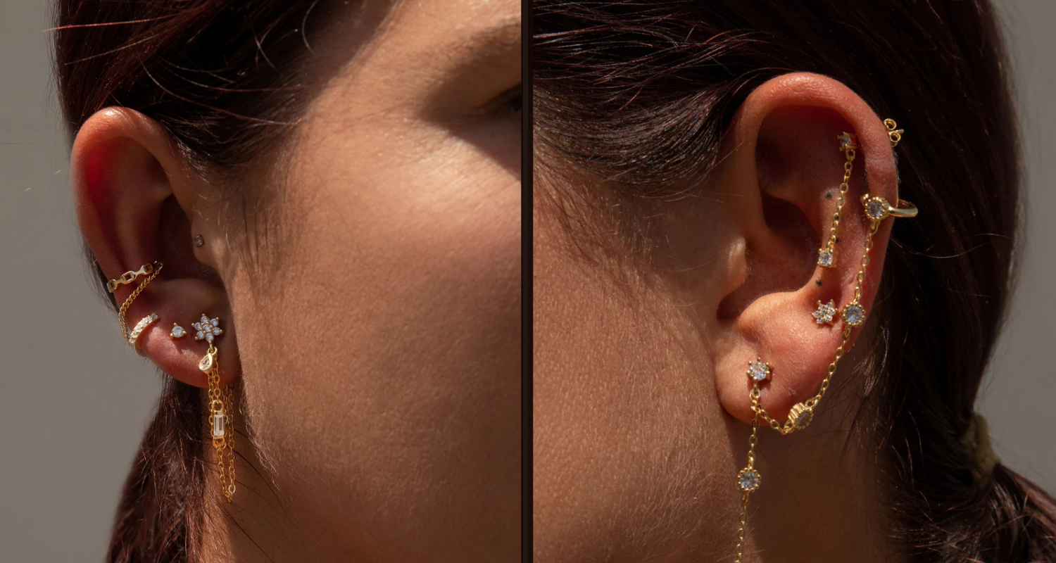 Tendencias en piercings minimalistas, brillantes o con formas originales