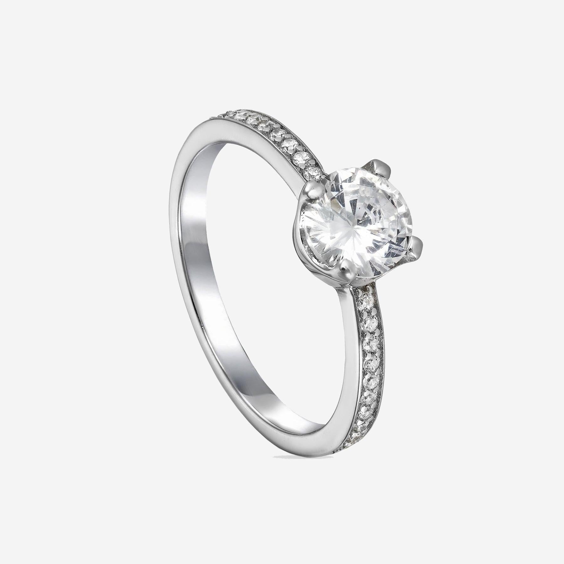 Anillos de compromiso de plata