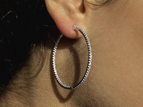 Aros brillantes grandes