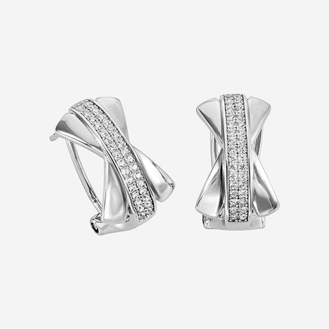 Earrings Omega Clasp - LINEARGENT