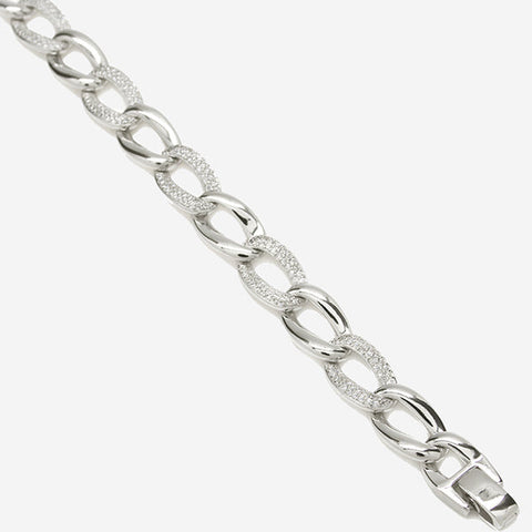 Silver Links Bracelet - LINEARGENT