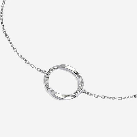 Pulseras finas de plata