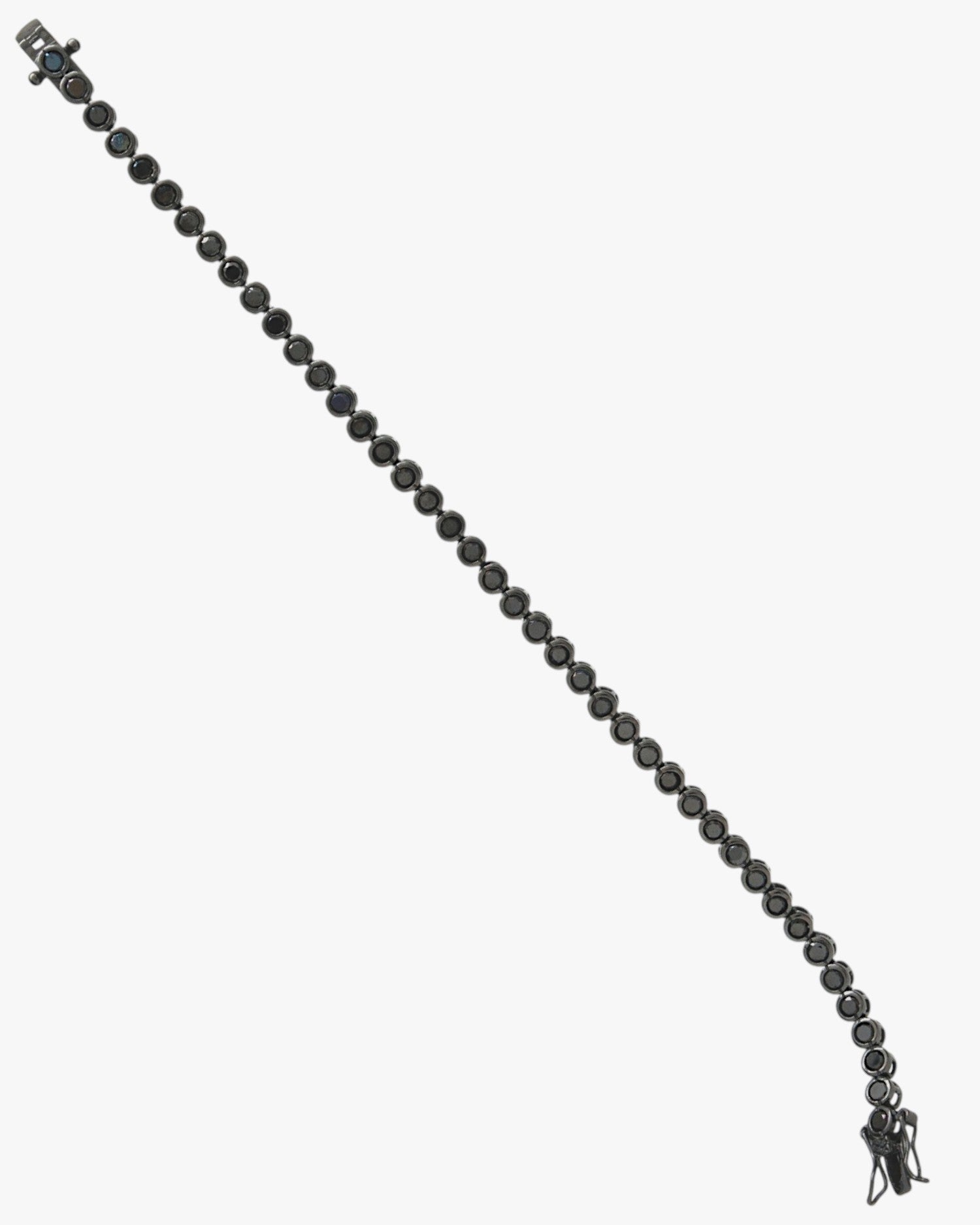 Bracelets Rivière avec zircon cubique noir en cercles