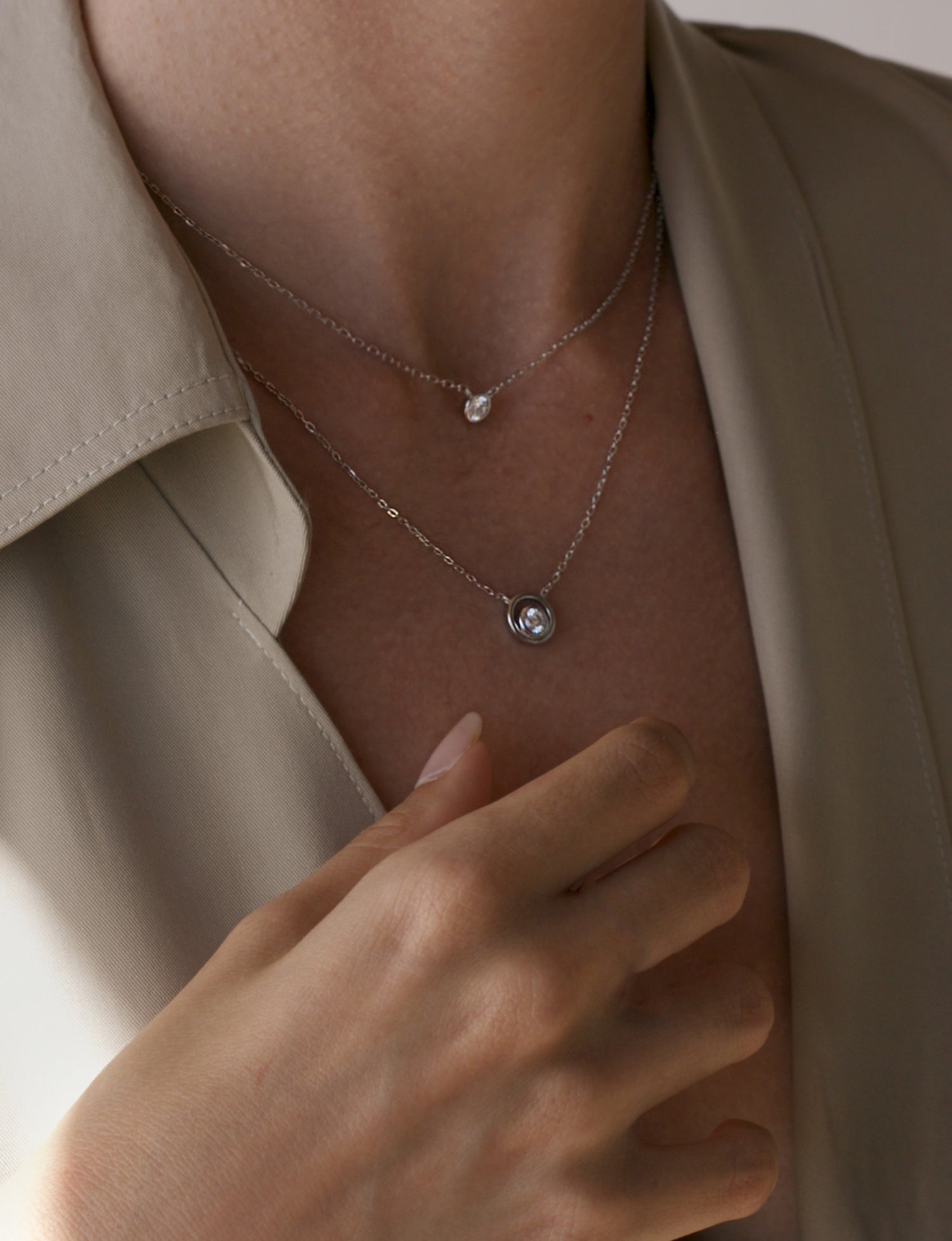 pendentifs petits de argent motif circulaire