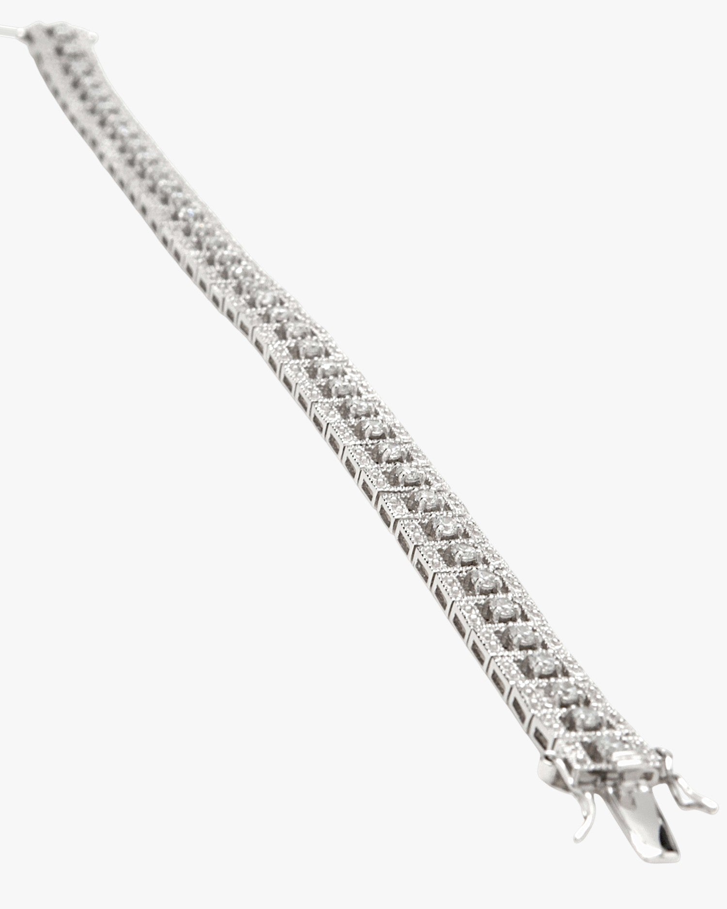 Bracelets scintillants de style rivière avec zircon cubique