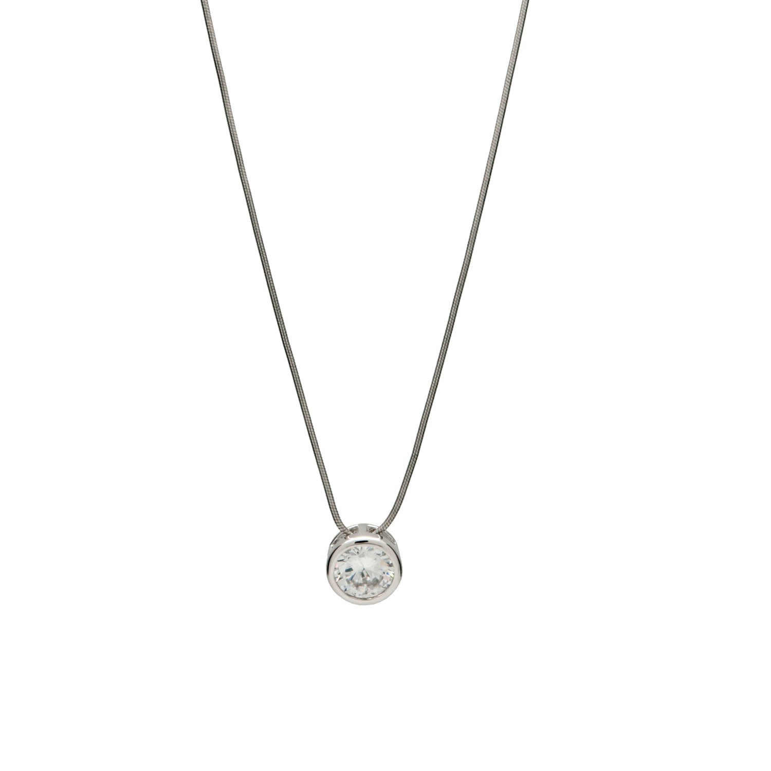 Colgantes pequeños diseño de circonita central